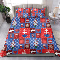 Slovakia Christmas Patchwork Bedding Set - Wonder Print Shop