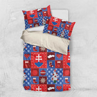 Slovakia Christmas Patchwork Bedding Set - Wonder Print Shop