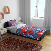 Slovakia Christmas Patchwork Bedding Set - Wonder Print Shop