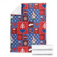 Slovakia Christmas Patchwork Blanket - Wonder Print Shop