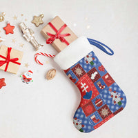 Slovakia Christmas Patchwork Christmas Stocking - Wonder Print Shop