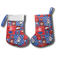 Slovakia Christmas Patchwork Christmas Stocking - Wonder Print Shop