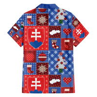Slovakia Christmas Patchwork Family Matching Off The Shoulder Long Sleeve Dress and Hawaiian Shirt - Wonder Print Shop