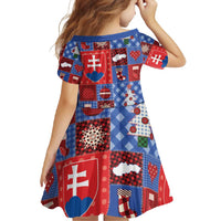 Slovakia Christmas Patchwork Family Matching Off Shoulder Maxi Dress and Hawaiian Shirt - Wonder Print Shop