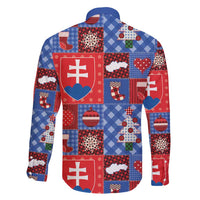 Slovakia Christmas Patchwork Family Matching Summer Maxi Dress and Hawaiian Shirt - Wonder Print Shop