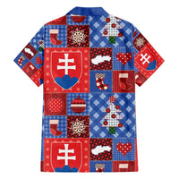 Slovakia Christmas Patchwork Family Matching Tank Maxi Dress and Hawaiian Shirt - Wonder Print Shop