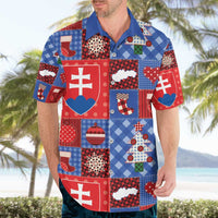 Slovakia Christmas Patchwork Hawaiian Shirt - Wonder Print Shop