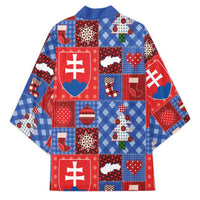 Slovakia Christmas Patchwork Kimono - Wonder Print Shop