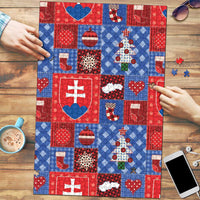 Slovakia Christmas Patchwork Puzzle - Wonder Print Shop