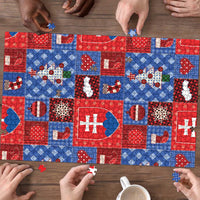 Slovakia Christmas Patchwork Puzzle - Wonder Print Shop