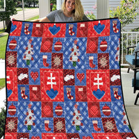 Slovakia Christmas Patchwork Quilt - Wonder Print Shop