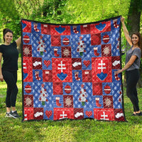 Slovakia Christmas Patchwork Quilt - Wonder Print Shop