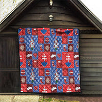 Slovakia Christmas Patchwork Quilt - Wonder Print Shop