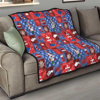 Slovakia Christmas Patchwork Quilt - Wonder Print Shop