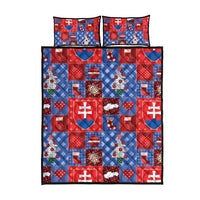 Slovakia Christmas Patchwork Quilt Bed Set - Wonder Print Shop