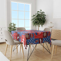 Slovakia Christmas Patchwork Tablecloth - Wonder Print Shop