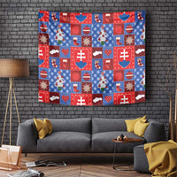 Slovakia Christmas Patchwork Tapestry - Wonder Print Shop
