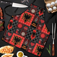 Albania Christmas Patchwork Apron - Wonder Print Shop