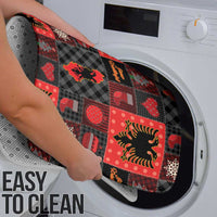 Albania Christmas Patchwork Bathroom Set - Wonder Print Shop