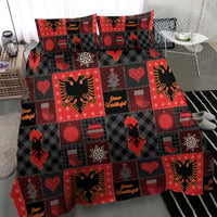 Albania Christmas Patchwork Bedding Set - Wonder Print Shop