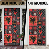 Albania Christmas Patchwork Door Cover - Wonder Print Shop