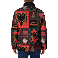 Albania Christmas Patchwork Padded Jacket - Wonder Print Shop