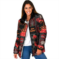 Albania Christmas Patchwork Padded Jacket - Wonder Print Shop