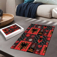 Albania Christmas Patchwork Puzzle - Wonder Print Shop
