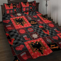 Albania Christmas Patchwork Quilt Bed Set - Wonder Print Shop