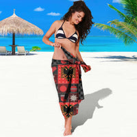 Albania Christmas Patchwork Sarong - Wonder Print Shop