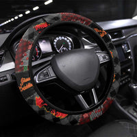 Albania Christmas Patchwork Steering Wheel Cover - Wonder Print Shop