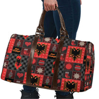 Albania Christmas Patchwork Travel Bag - Wonder Print Shop
