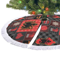 Albania Christmas Patchwork Tree Skirt - Wonder Print Shop