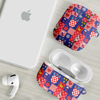 Croatia Christmas Patchwork AirPods Case - Wonder Print Shop