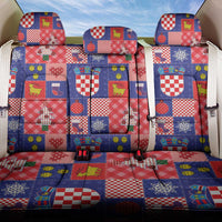 Croatia Christmas Patchwork Back Car Seat Cover - Wonder Print Shop