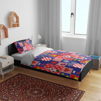 Croatia Christmas Patchwork Bedding Set - Wonder Print Shop