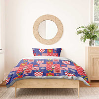 Croatia Christmas Patchwork Bedding Set - Wonder Print Shop