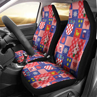 Croatia Christmas Patchwork Car Seat Cover - Wonder Print Shop