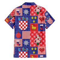 Croatia Christmas Patchwork Family Matching Puletasi and Hawaiian Shirt - Wonder Print Shop