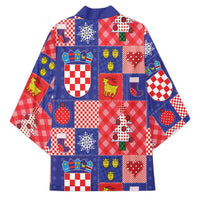 Croatia Christmas Patchwork Kimono - Wonder Print Shop