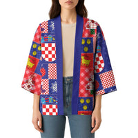 Croatia Christmas Patchwork Kimono - Wonder Print Shop