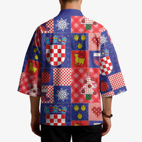 Croatia Christmas Patchwork Kimono - Wonder Print Shop