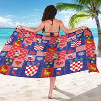 Croatia Christmas Patchwork Sarong - Wonder Print Shop