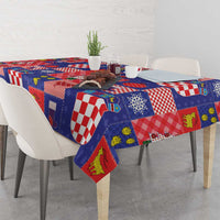 Croatia Christmas Patchwork Tablecloth - Wonder Print Shop