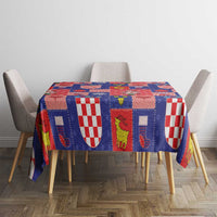 Croatia Christmas Patchwork Tablecloth - Wonder Print Shop