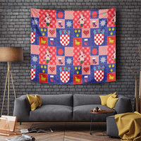 Croatia Christmas Patchwork Tapestry - Wonder Print Shop