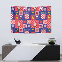 Croatia Christmas Patchwork Tapestry - Wonder Print Shop