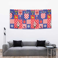 Croatia Christmas Patchwork Tapestry - Wonder Print Shop
