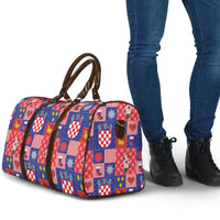 Croatia Christmas Patchwork Travel Bag - Wonder Print Shop