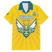 Custom Rwanda Football Family Matching Off Shoulder Maxi Dress and Hawaiian Shirt Go Amavubi - Wonder Print Shop